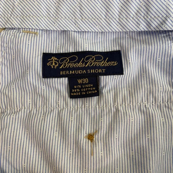 Brooks Brothers Khaki Bermuda Shorts, W30 - Picture 8 of 11